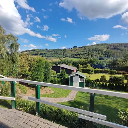 Ferienhaus Bergblick Urlaub Mit Hund Meschede Esterno foto